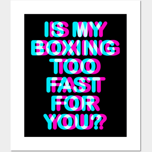 BOXING SHIRT - T SHIRT FOR BOXERS - SPARRING TSHIRT Posters and Art